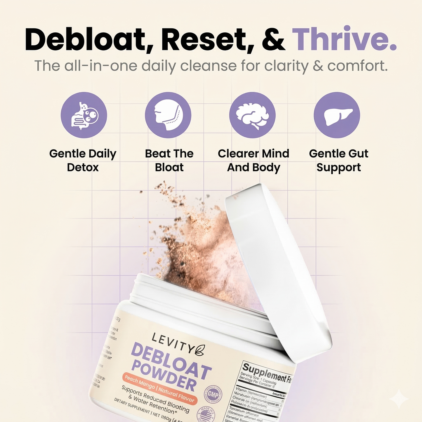 LEVITY™ Debloat Powder